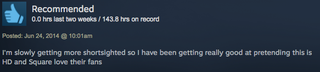 Illustration for article titled Final Fantasy VII, As Told By Steam Reviews
